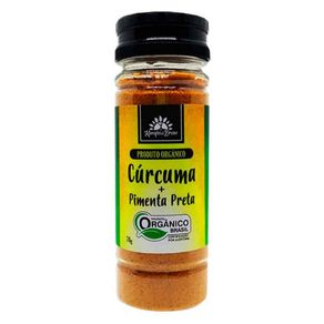 Cúrcuma com Pimenta Preta Orgânico Kampo de Ervas 70g