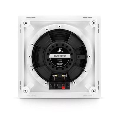 Arandela FRAHM 6" Quadrada Branca CX 40W