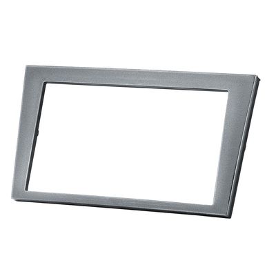 Contra Frente Plastica Permak Corsa Montana Meriva 2 DIN Cinza 89/M3