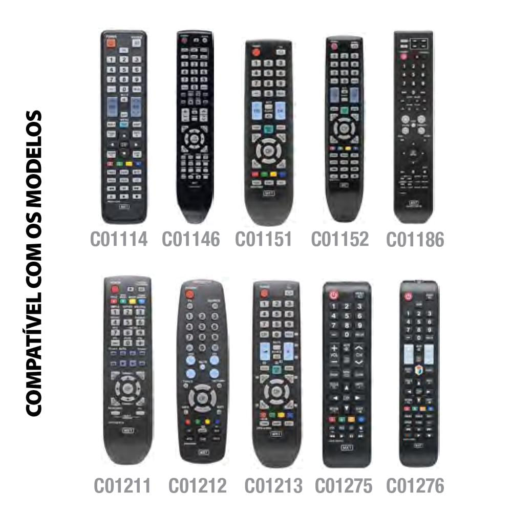 Controle Remoto MXT 01285 TV Samsung SMART TV - Modelos Antigos