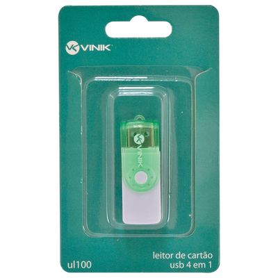 Leitor de Cartao USB 2.0 4 em 1 - UL100
