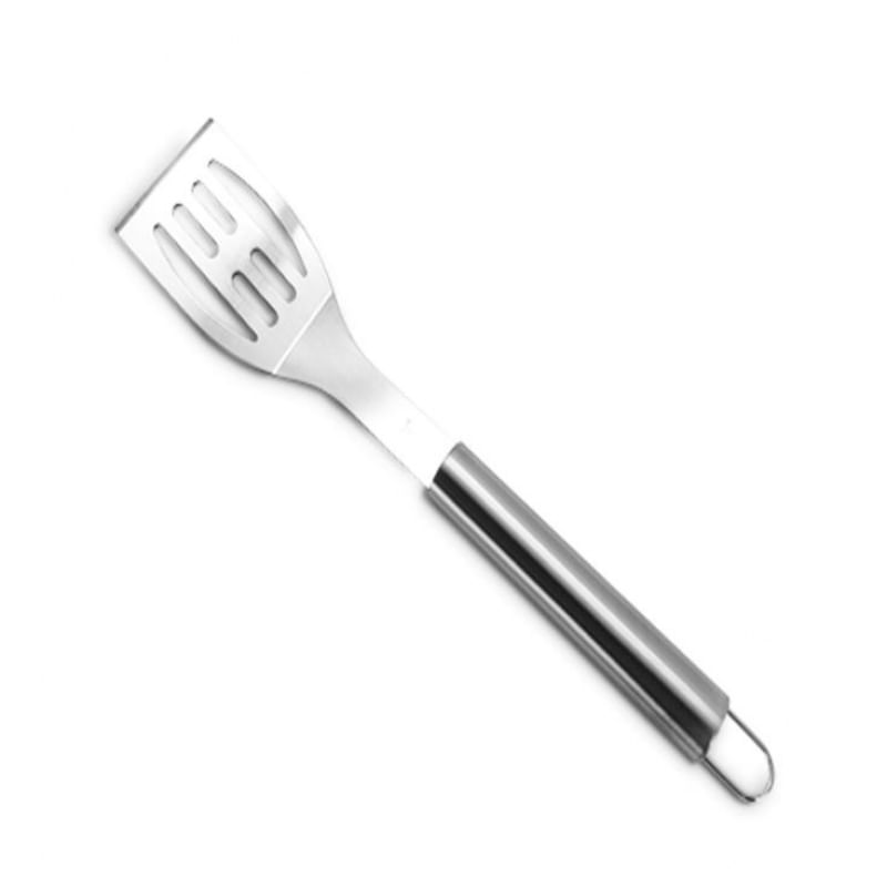 Espátula Longa Vazada para Churrasco em Inox 42.5 cm - Mimo Style - AH20296