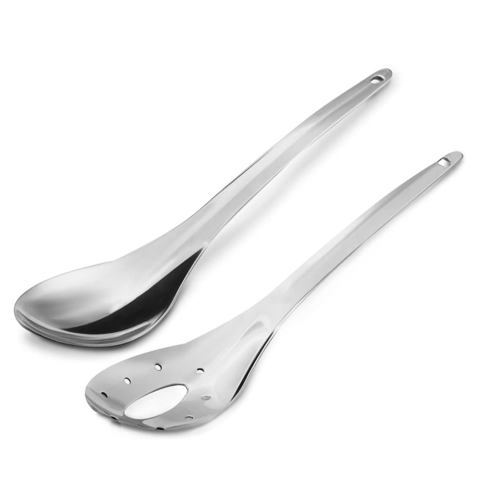 Dupla de colheres para Salada inox - AN961