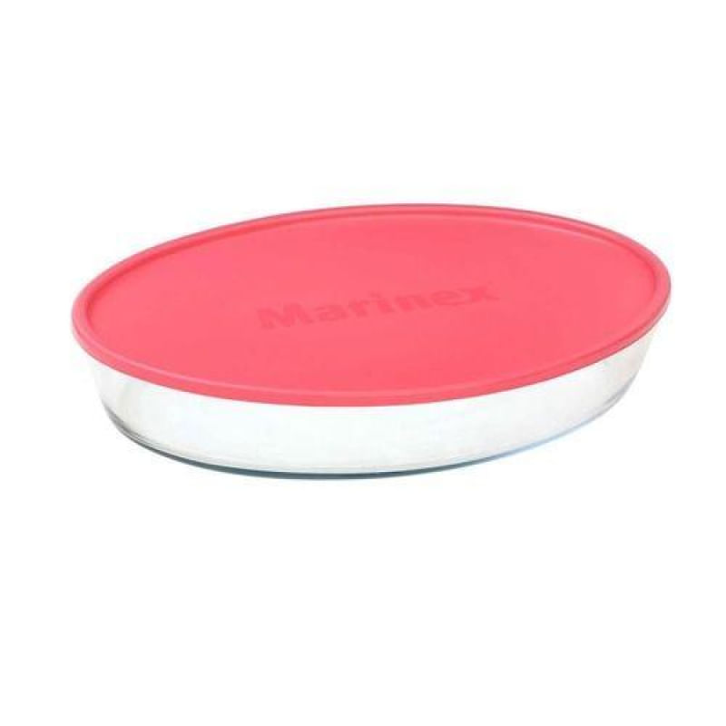 Assadeira Oval Média com Tampa - 3,2 L Marinex
