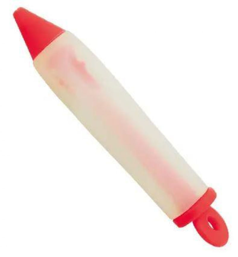 Caneta para Confeitar em Silicone Vermelho 16 cm - Mimo Style - SN1763