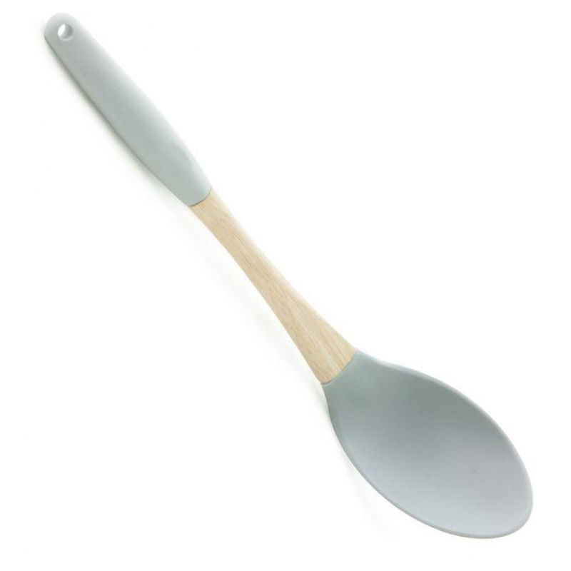 Colher para Arroz em Silicone e Madeira 32.5 cm - Mimo Style - SN19018