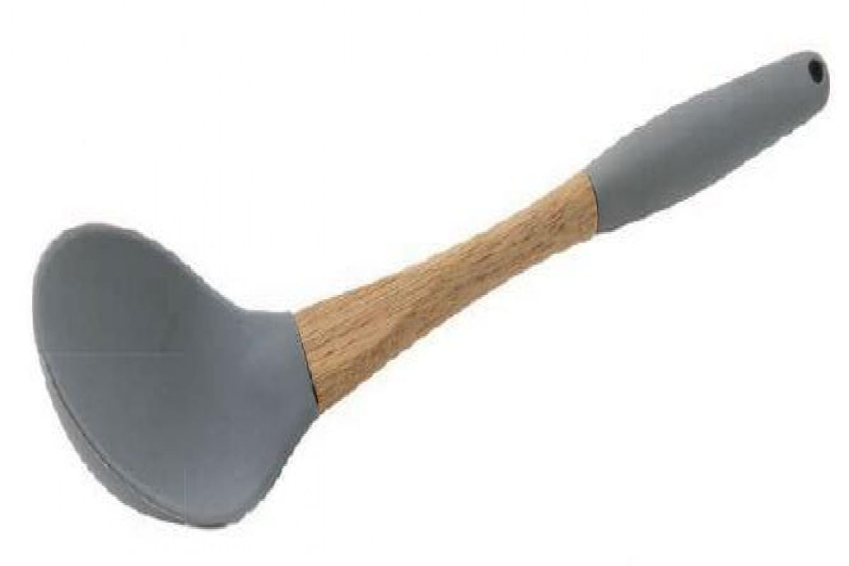 Colher para Arroz em Silicone e Madeira 32.5 cm - Mimo Style - SN19018