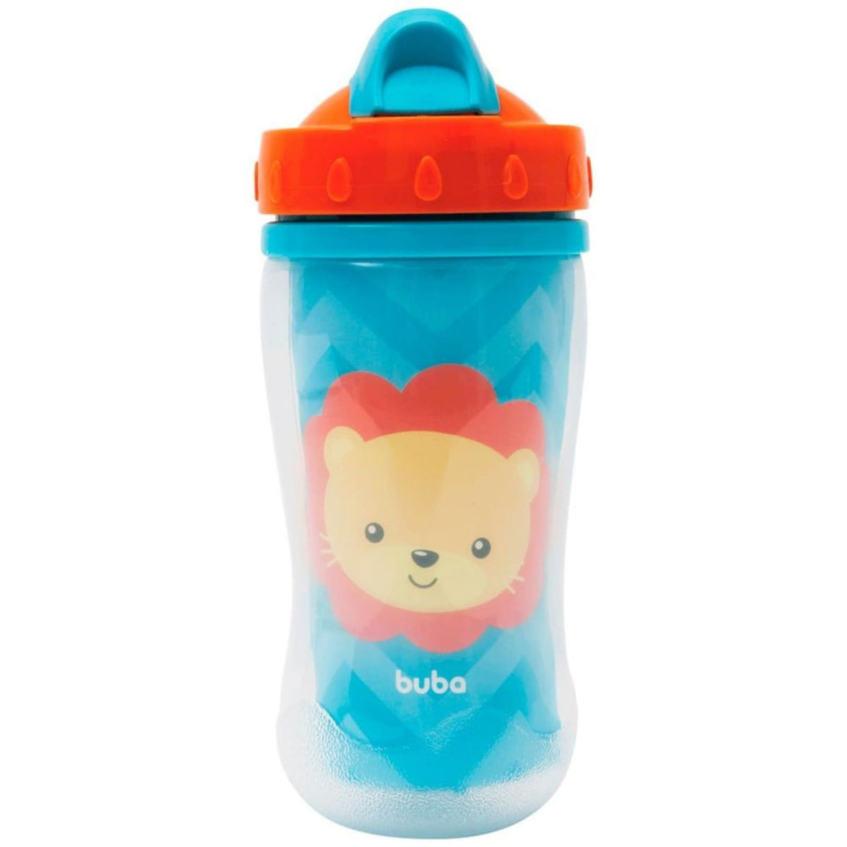 Copo De Treinamento Com Canudo Leão 320 Ml Buba 12085