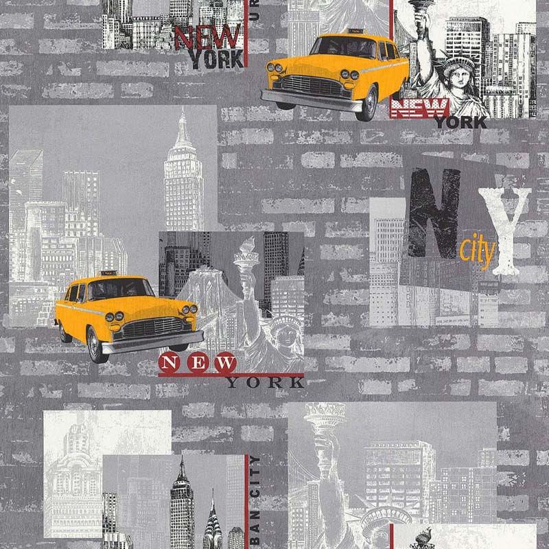 Papel de Parede Les Aventures 12102002 - Rolo: 10m x 0,53m