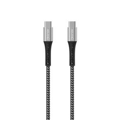 Cabo USB-C ESC06BK em Nylon Trançado Geonav  1,2 metro