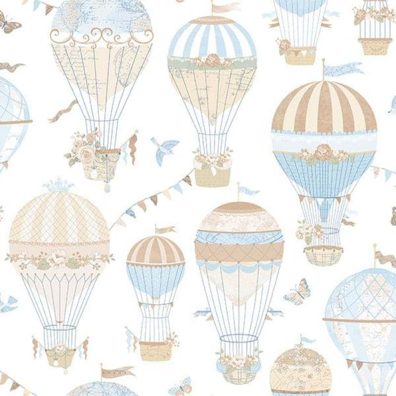 Papel de Parede Just 4 Kids Balões G56544 - Rolo: 10m x 0,52m