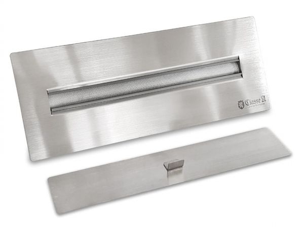 Lareira Ecológica a Álcool Classe A Aço Inox Queimador 40cm
