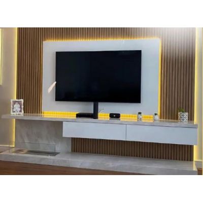 Lareira Ecológica a Álcool Classe A Aço Inox Queimador 40cm