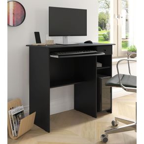 Mesa de Computador Viena cor Preto - Comprar Moveis em Casa