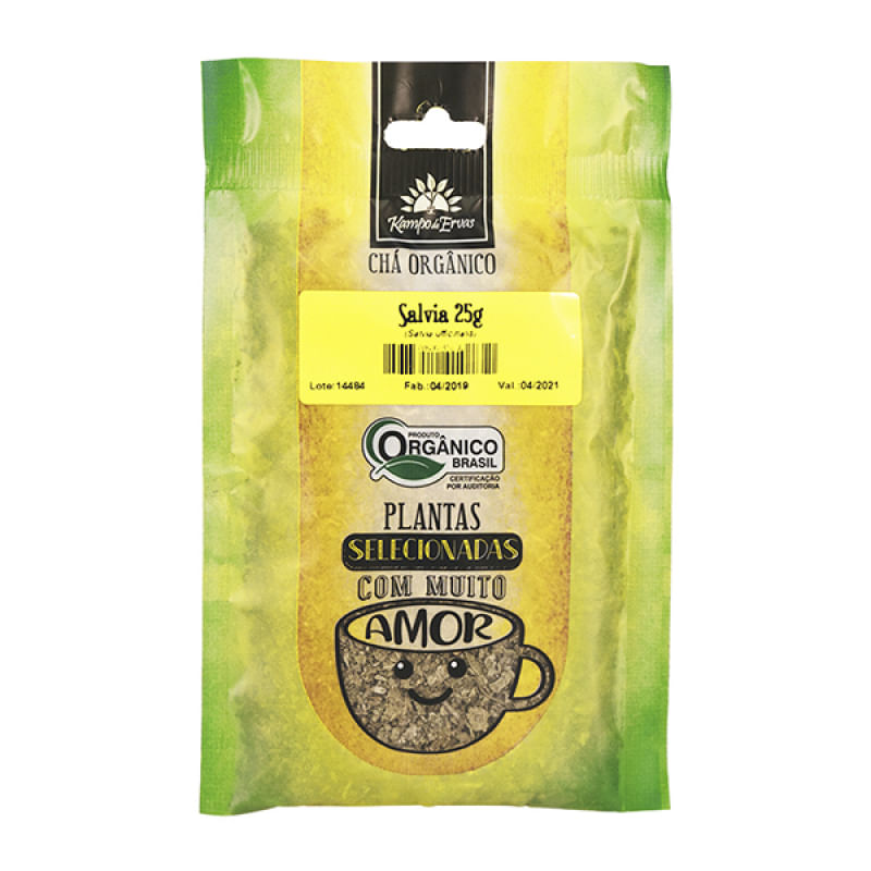 Chá de Sálvia Orgânico Kampo de Ervas 25g