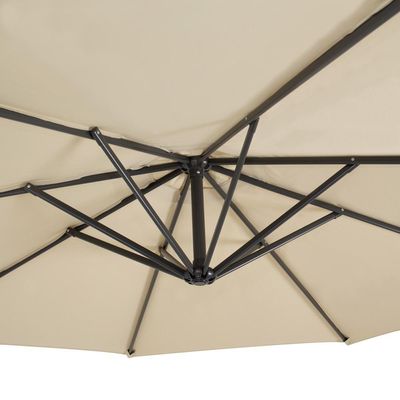 Ombrelone Dubai Com Base 3m Jardim E Piscina Mor
