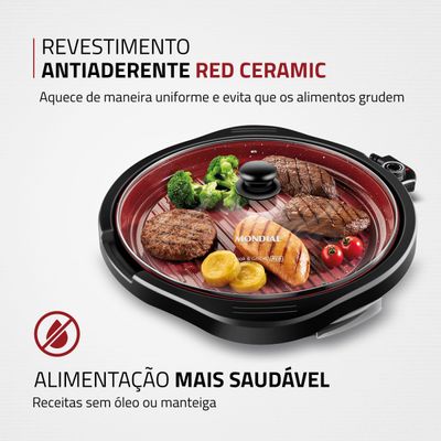 Grill Redondo Mondial Cook & Grill G-03-RC 110V