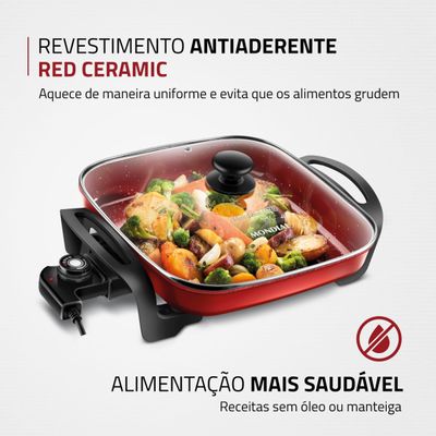 Panela Elétrica Grill Mondial PE-49-RC 110V