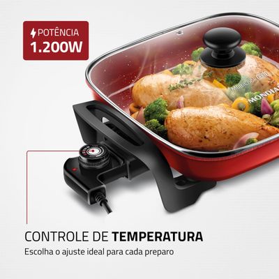 Panela Elétrica Grill Mondial PE-49-RC 110V