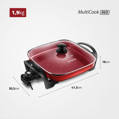 Panela Elétrica Grill Mondial PE-49-RC 110V