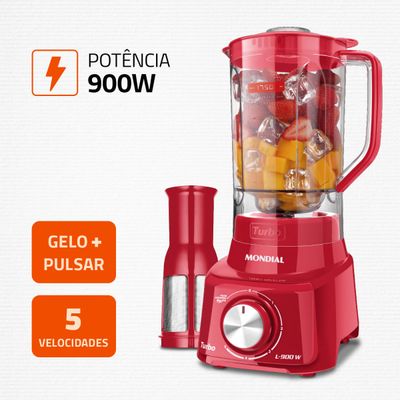 Liquidificador Mondial Turbo L-900 FR 110V
