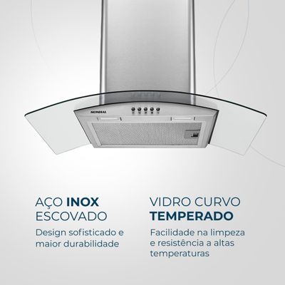 Coifa de Parede Mondial CF60-01 220V