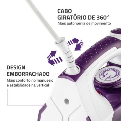 Ferro a Vapor Mondial Ceramic Express F-40 110V