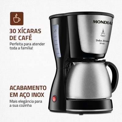 Cafeteira Elétrica Mondial Dolce Arome C-37JI-30X 110V