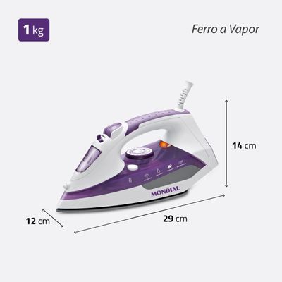 Ferro a Vapor Mondial Ceramic Express F-40 110V