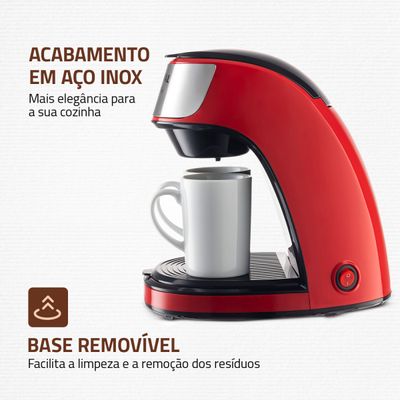 Cafeteira Mondial 2 xícaras Smart Coffee C-42-2X-RI 110V