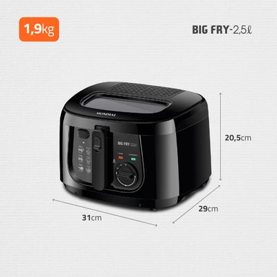 Fritadeira Elétrica Mondial Big Fry 2,5L FT-07 110V