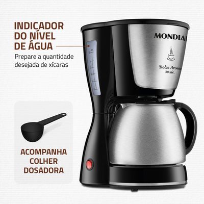 Cafeteira Elétrica Mondial Dolce Arome C-37JI-30X 110V