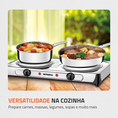 Fogão Elétrico Mondial Fast Cook Dual FE-03 110V