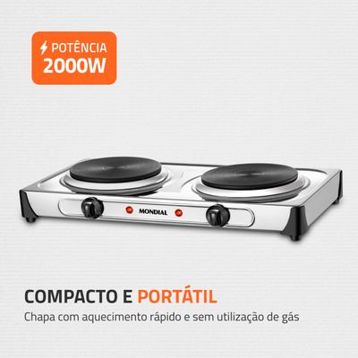 Fogão Elétrico Mondial Fast Cook Dual FE-03 220V