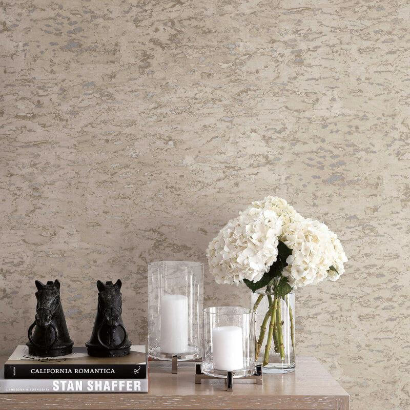 Papel de Parede Shimmer Efeito Pedra UK20807 - Rolo: 10m x 0,52m