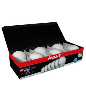 Kit 6 Lâmpadas Led 9W Avant Branca Menor preço em Kit 6 Lâmpadas Led 9W Avant Branca