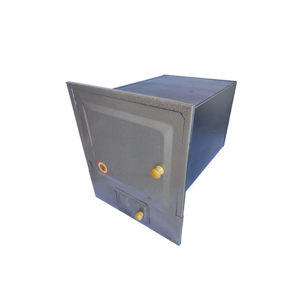 Forno de Chapa Galvanizada N°02 com Cinzeiro 50x30x25cm