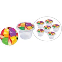 Conjunto 6 Potes 240ml Redondo São Bernardo Multi Click