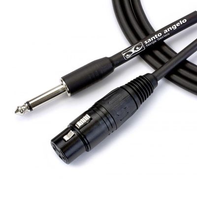 Cabo Santo Angelo Ninja SC-20 P10 Mono / XLR Femea 10 FT / 3,05 Metros
