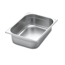 Kit 2 Cubas Gastronomica Inox GN 1/2 x 100mm (325x265mm) - Brasinox