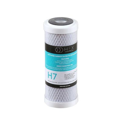 Refil Filtro Carbon Block 7" Hex H7 Carvão Ativado