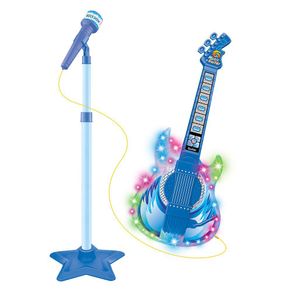 Guitarra-Com-Microfone-Infantil-Rock-Show-Azul-DMT5894-DM-Toys-1698460