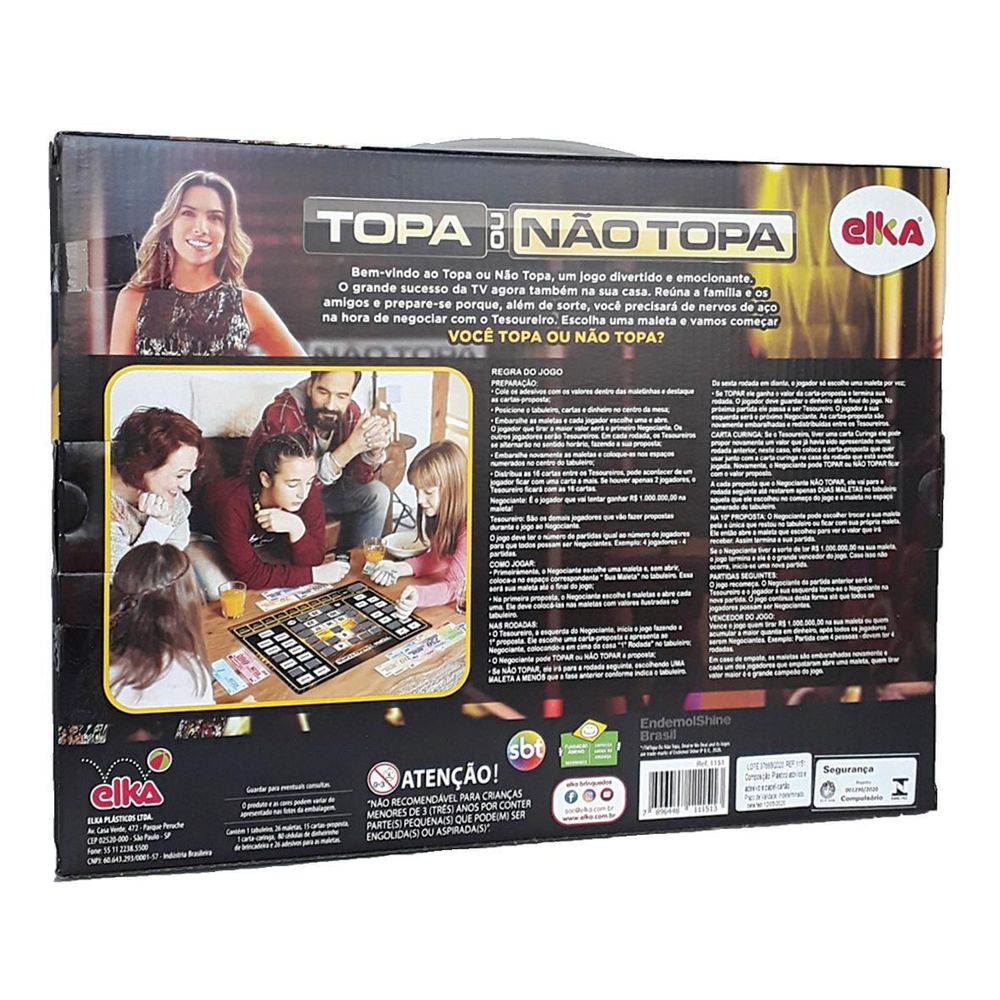 Jogo Topa ou não Topa SBT