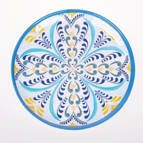 Prato-de-Melamina-Sobremesa-22-8x1-7cm-CV202427-Mandala-Flower-Cazza-1691104b