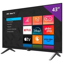 TV 43P AOC LED SMART Roku Wifi FULL HD USB HDMI - 43S5045