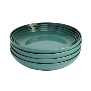 SET 4 PRATOS FUNDOS 22CM LE CREUSET VERDE ARTICHAUT 89201227950031