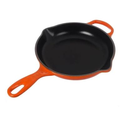 FRIGIDEIRA SKILLET LE CREUSET REDONDA 20CM C/ ALÇA SIGNATURE CEREJA