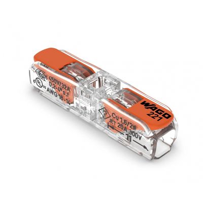 Conector Emenda Wago Alavanca 221-2411 c/60pcs