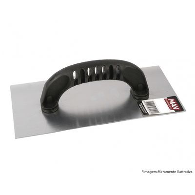 Desempenadeira Aco Max Lisa C/C Plast c/12pcs