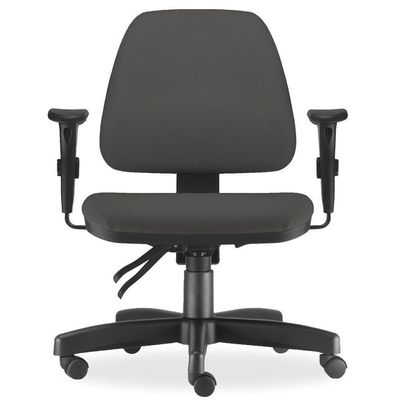 Cadeira de Escritório Giratória Executiva Ergonômica Sky L02 Crepe Cinza - Lyam Decor